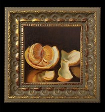 Original Miniatur Ölgemälde