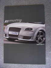 Mattig Basis Audi TT Prospekt
