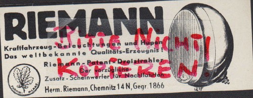 Chemnitz werbung 1939 - werbung,