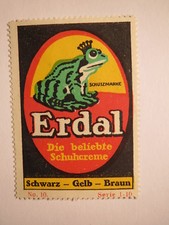 Erdal - Schuhcreme - Frosch Froschkönig / Reklamemarke
