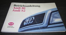 Betriebsanleitung Handbuch Audi 80 S2 B4 230 PS Typ 8C Quattro 5 Zylinder 1993
