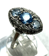 Antik 835 silber ring - silber,