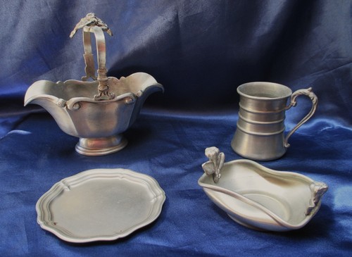 Vintage zinn konvolut gemarkt - vintage,