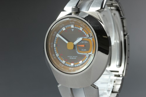 Seiko alba aka v707 0a10 - seiko, brown