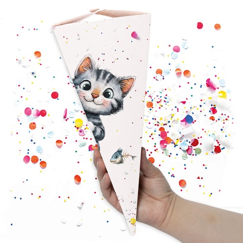 Mini schultüte katze - mini,