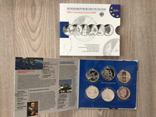 Silber-Gedenkmünzen-Set BRD 2009 PP, 6 x 10 Euro, 925 Sterling Silber !