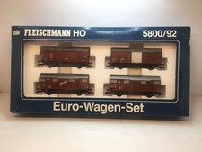 Fleischmann H0, 5800/92, 4er Euro-Wagenset der DB, mit Profi-Kupplung, in OVP.