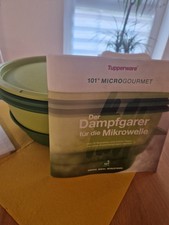 Tupperware Dampfgarer Micro Gourmet für die Mikrowelle grün -  neuwertig