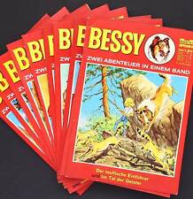 BESSY DOPPELBAND Bastei Western Comic ab Nr. 19 ab Z1-2 Top Zustand! Auswahl