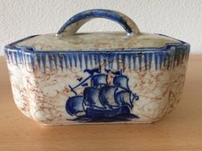 Art Deco Porzellan Gebäckdose
