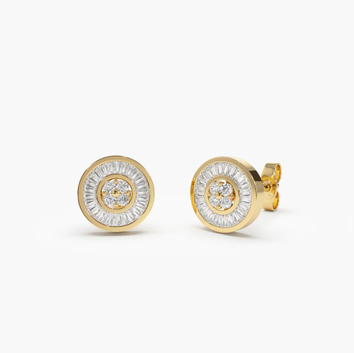 Damen diamant ohrringe 585 - damen, in