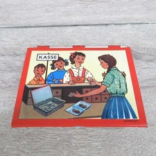 1960er Jahre - Blech Kasse für Kaufmannsladen mit Zubehör- #BN82791