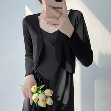 Strickjacke Frauen Atmungsaktiv Einfach Einfache Einfache Strickjacke Einfarbig