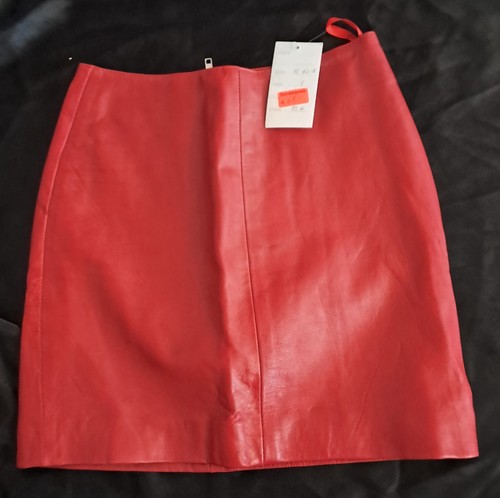 Roter nappaleder rock - roter,