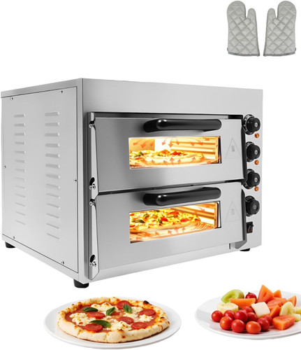 Profi doppel kammer pizzaofen - doppel,