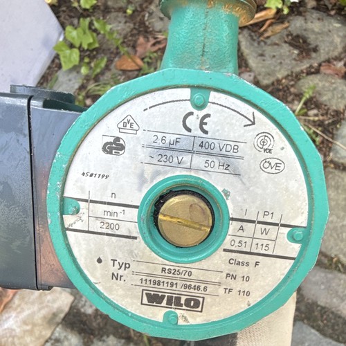 Wilo rs25 zirkulationspumpe - rs25/70,