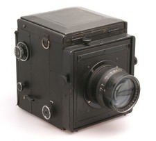 Mentor 9x12 mit Meyer Görlitz Trioplan 3,5/210 mm