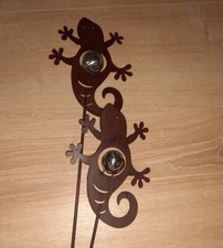 Gartenstecker Echse Eidechse Gartenstecker Deko Eidechsenstecker