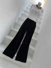 NEU QS Style by S. Oliver Gr. 34 Anzughose schwarz weite Hose Marlenehose