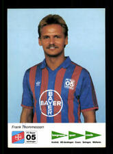 Frank Thommessen Autogrammkarte Bayer Uerdingen 1987-88 Original Sign+A 174355