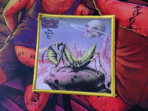 Praying mantis patch kutte - mantis,