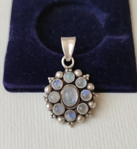 925 silber anhänger mit - 925,