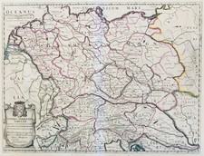 Germanien Germania Germanen Germanie Germany Deutsches Reich Karte Rossi 1690