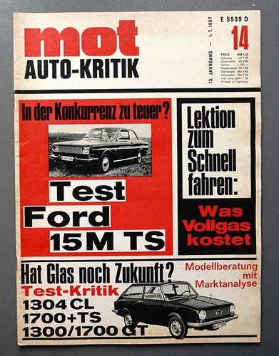 Mot 1967 ford ts - ford, glas