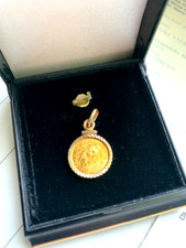 5 Yuan⛧1990✶Gold 999✶1/20 oz✶Gold Anhänger 585✶Original ☫ MDM Pandabäranhänger