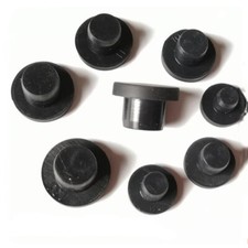 Blindstopfen Schwarz Endkappen