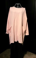  Longtunika zum Lagenlook  EG  rosa von Made in Italy 