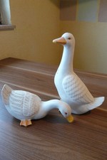 Deko gänse figuren weiß - figuren,