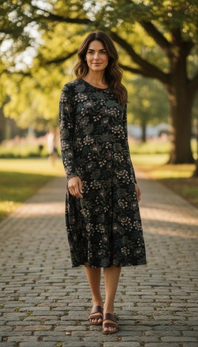 Gudrun sjoden kleid schwarz - gudrun,