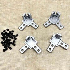 4x Eckverbinder 3-Weg 3030