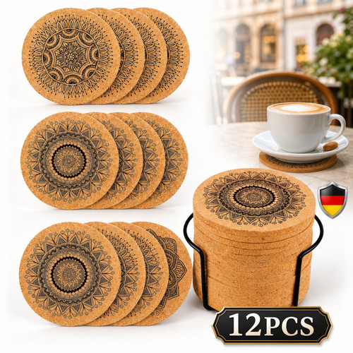 Becheruntersetzer teiliges - becheruntersetzer, 12-teiliges