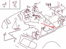 NEU MB C W202 KABELBAUM FÜR