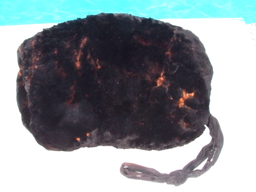 Biber pelz muff handwärmer - biber,