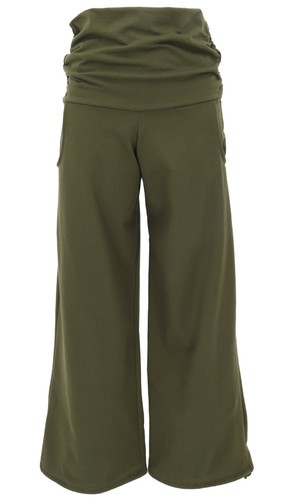 Weite yogahose mit geradem - weite,