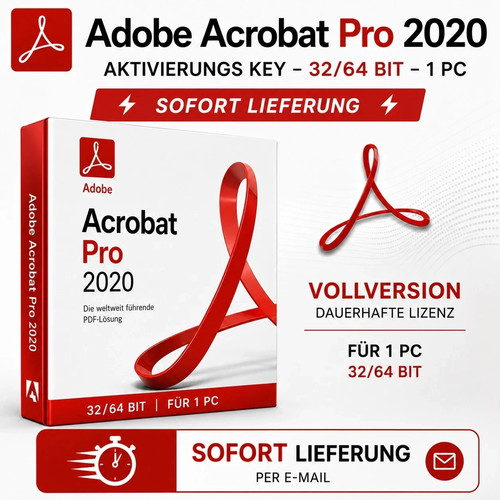 Adobe acrobat pro 2020 - adobe, |