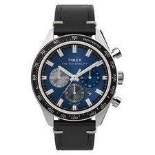 Timex TW2Y18600 Waterbury Traditioneller Chronograph 41mm Lederarmband Herrenuhr