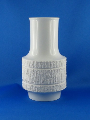 Vintage porzellan relief vase - relief,