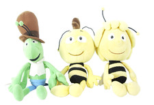 Biene Maja + Willi + Flip Plüsch Stofftiere Studio 100 Gebraucht Händler Top