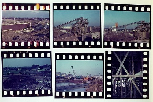 Alt farbdia baustelle - 6x,