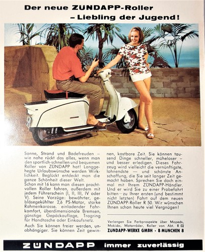 Roller r50 zündapp werbung - r50,