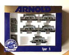 Arnold  0347  Güterwagen Set  mit 5 Schüttgutwagen der SBB "Vigier" OVP