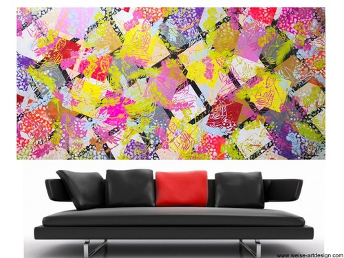 Weise xxl acryl bild abstrakt - weise,