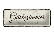 Blechschild Hinweis 27x10 cm