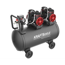 Ölfreier Kompressor 100 L KD1392 Werkstatt Luftkompressor mobil robust