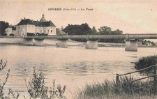 Seurre Beaune 21 Cote-d Or Aux bords de la rivière et le pont