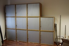 1x CEKA Rolladenschrank Büroschrank Aktenschrank Schrank abschließbar 80x79x44